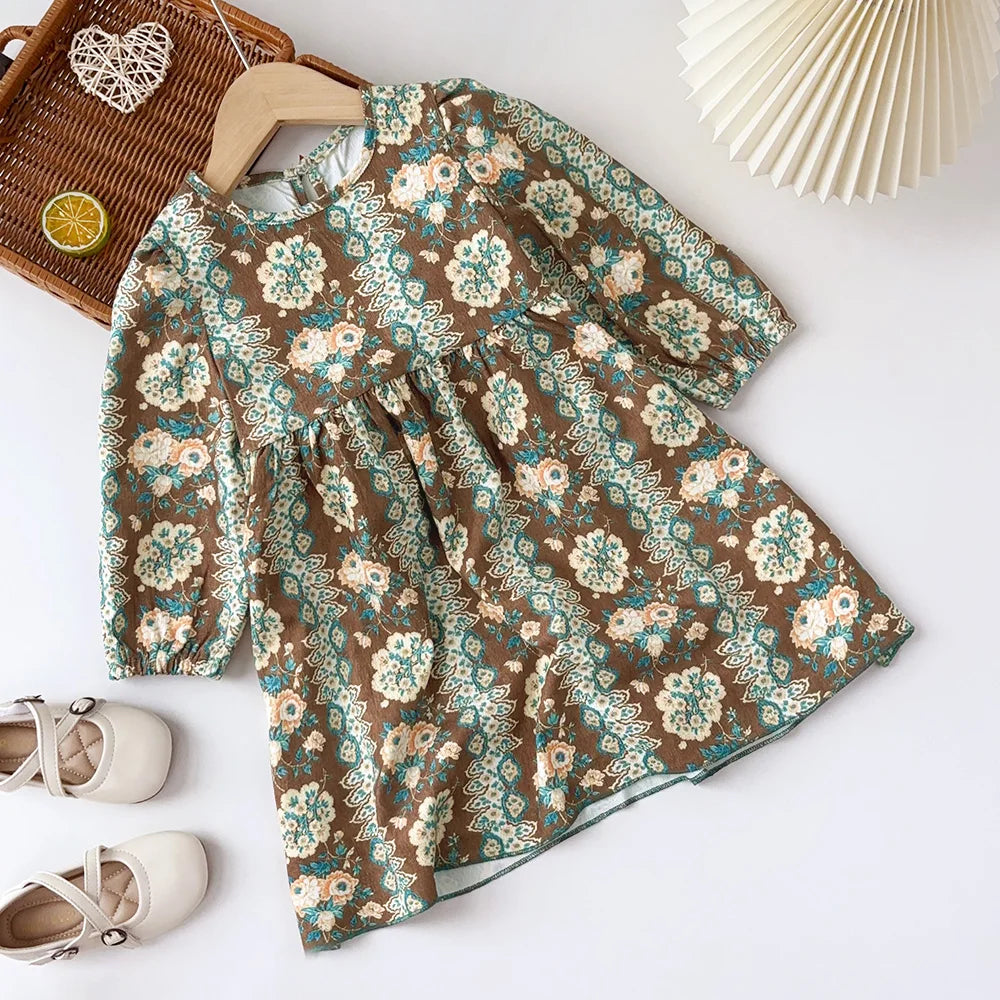 Casual Floral Dress 2-8 Y