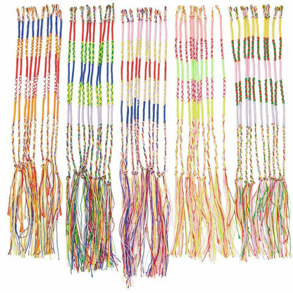 100 Pieces Handmade Braid Friendship Bracelets