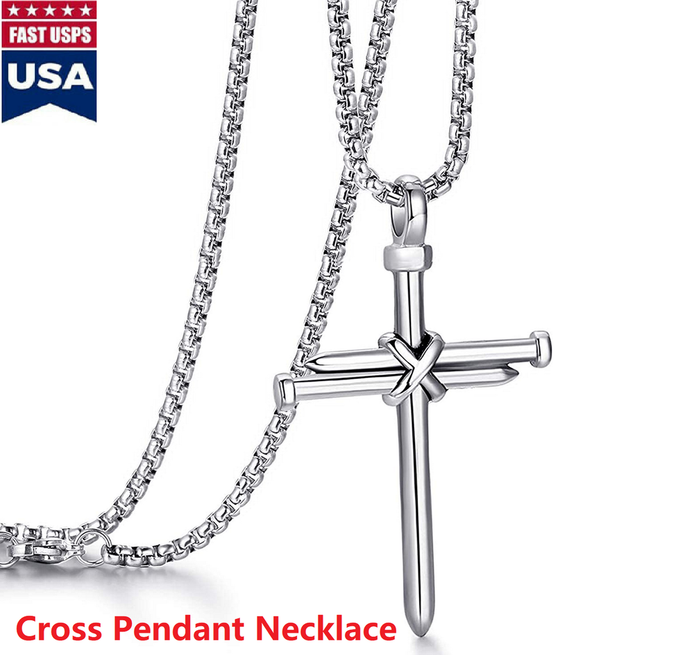 Cross Pendant Necklace Unisex