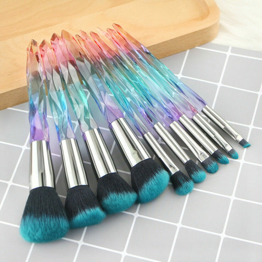 10Pcs Makeup Brush Set