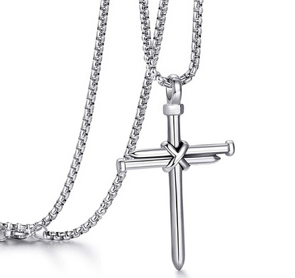 Cross Pendant Necklace Unisex