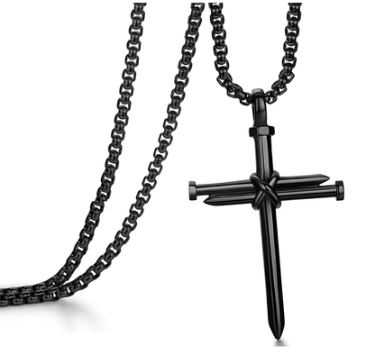 Cross Pendant Necklace Unisex