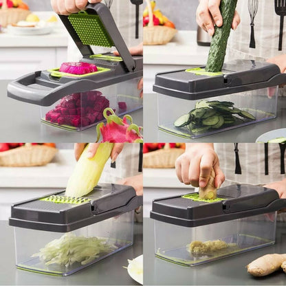 15-In-1 Vegetable Fruit Chopper Cutter