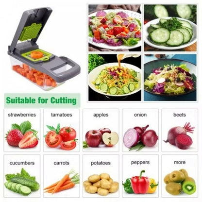 15-In-1 Vegetable Fruit Chopper Cutter