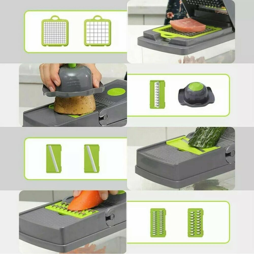 15-In-1 Vegetable Fruit Chopper Cutter