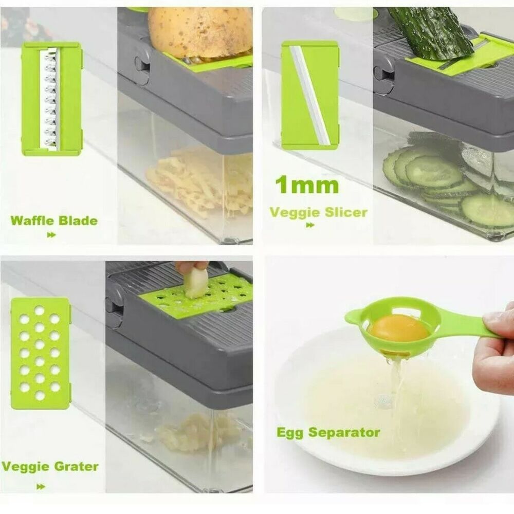 15-In-1 Vegetable Fruit Chopper Cutter