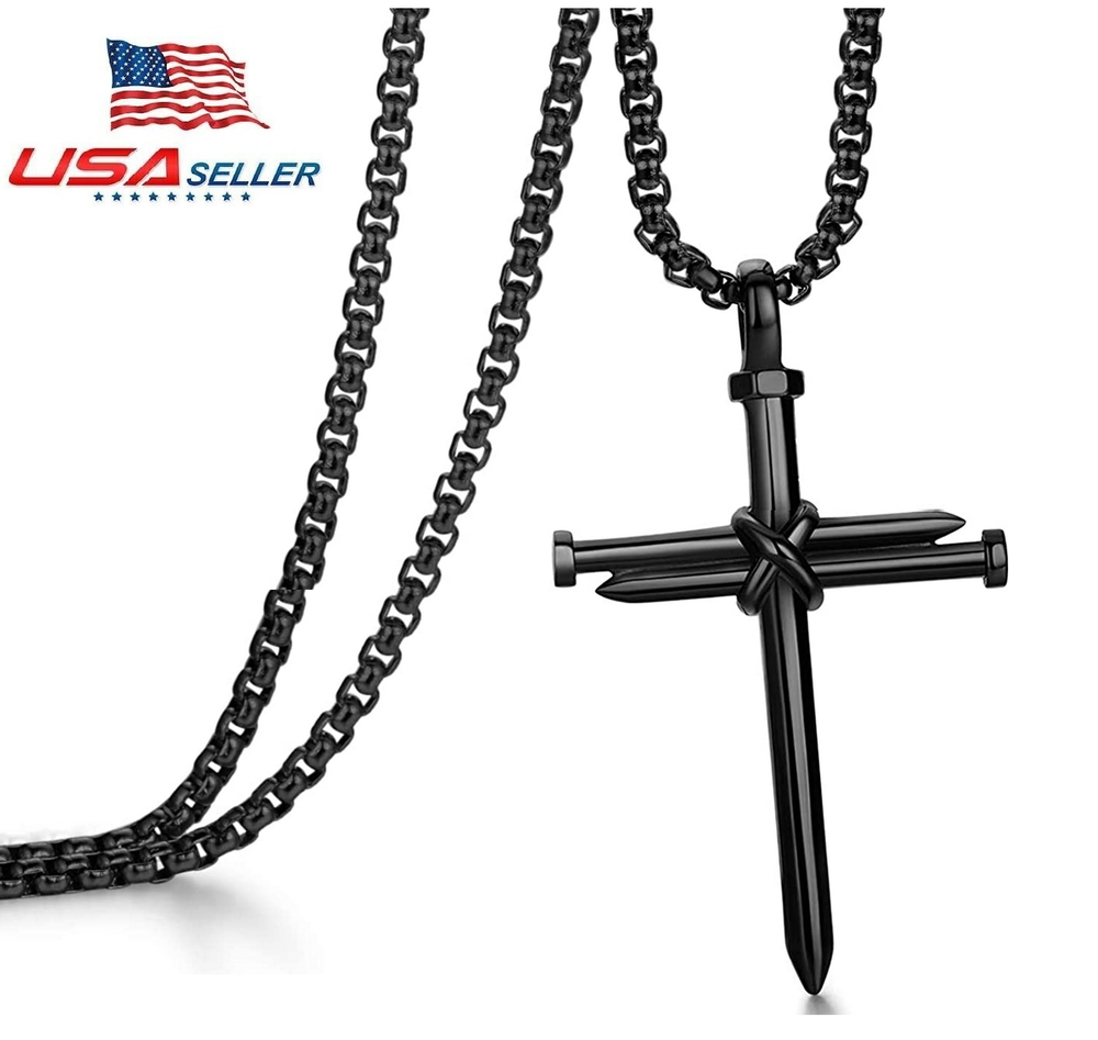 Cross Pendant Necklace Unisex