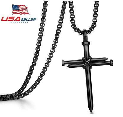 Cross Pendant Necklace Unisex