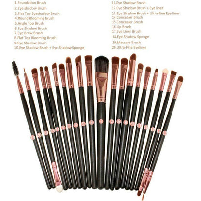 20pcs Makeup BRUSHES