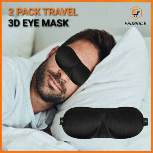 2 Pack Travel 3D Eye Mask