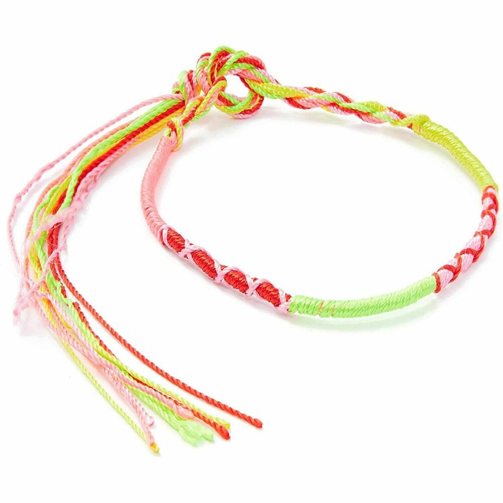 100 Pieces Handmade Braid Friendship Bracelets