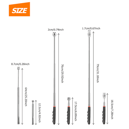 3pcs Magnet Pickup Tool