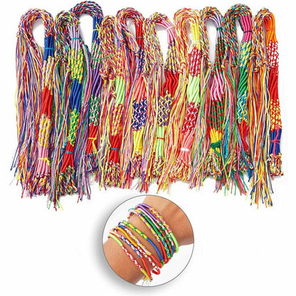 100 Pieces Handmade Braid Friendship Bracelets