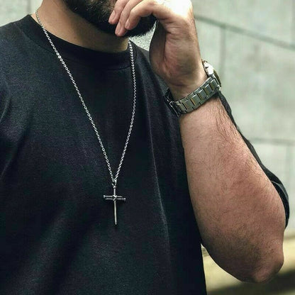 Cross Pendant Necklace Unisex