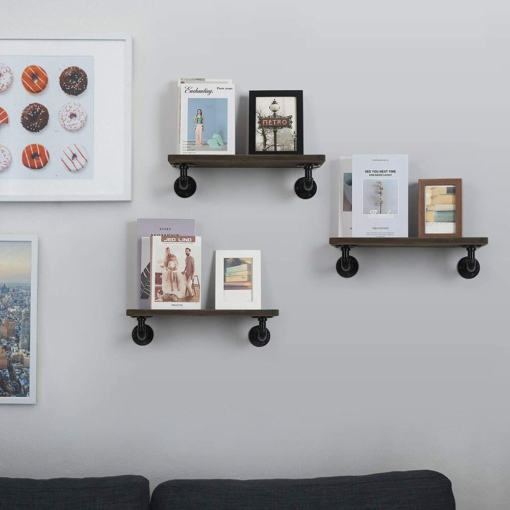 6 Pack Wall Shelf Bracket Floating Shelf