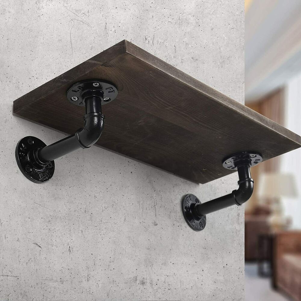 6 Pack Wall Shelf Bracket Floating Shelf