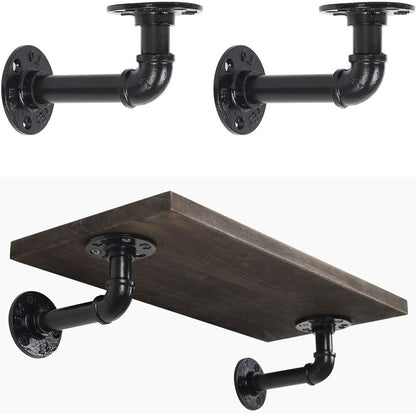 6 Pack Wall Shelf Bracket Floating Shelf