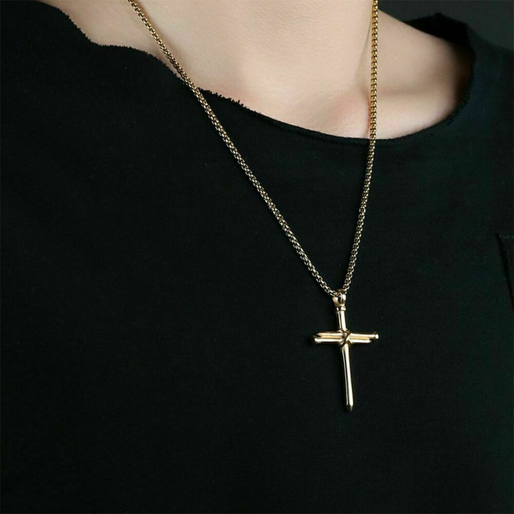 Cross Pendant Necklace Unisex