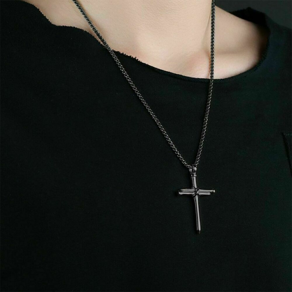 Cross Pendant Necklace Unisex