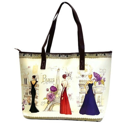 Women Synthetic Leather Tote Handbag