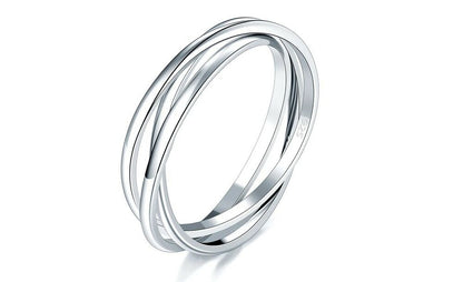 925 Sterling Silver 4MM Hoop Earrings