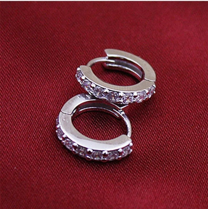 925 Sterling Silver CZ Cubic Earrings