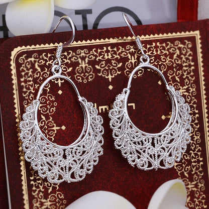 925 Sterling Silver Hoop Pierced Earrings