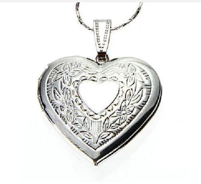 Womens 925 Sterling Silver Hollow Pendant