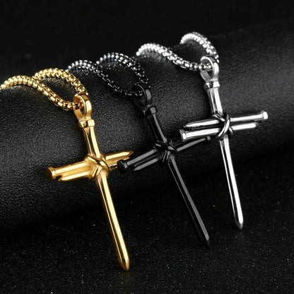 Cross Pendant Necklace Unisex