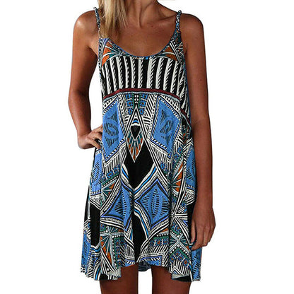 Summer Casual Boho Swing Dress