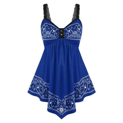 Women's Boho Summer Beach Mini Dress