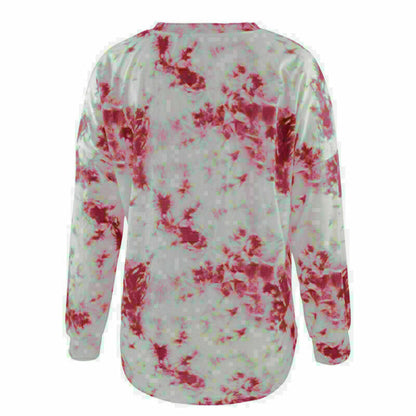 Women's Tie Dye Long Sleeve Pullover Shirt