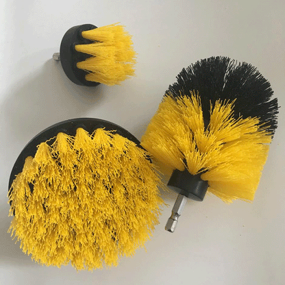 Drill Brushes Set 3pcs Tile Grout Power Scrubber Cleaner