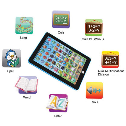 Educational Learning Tablet Boys Girls Kids Toy