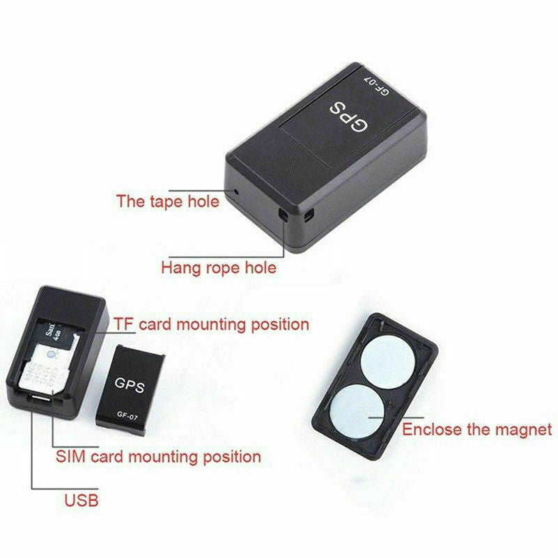 GF07 Mini Magnetic GPS Tracker