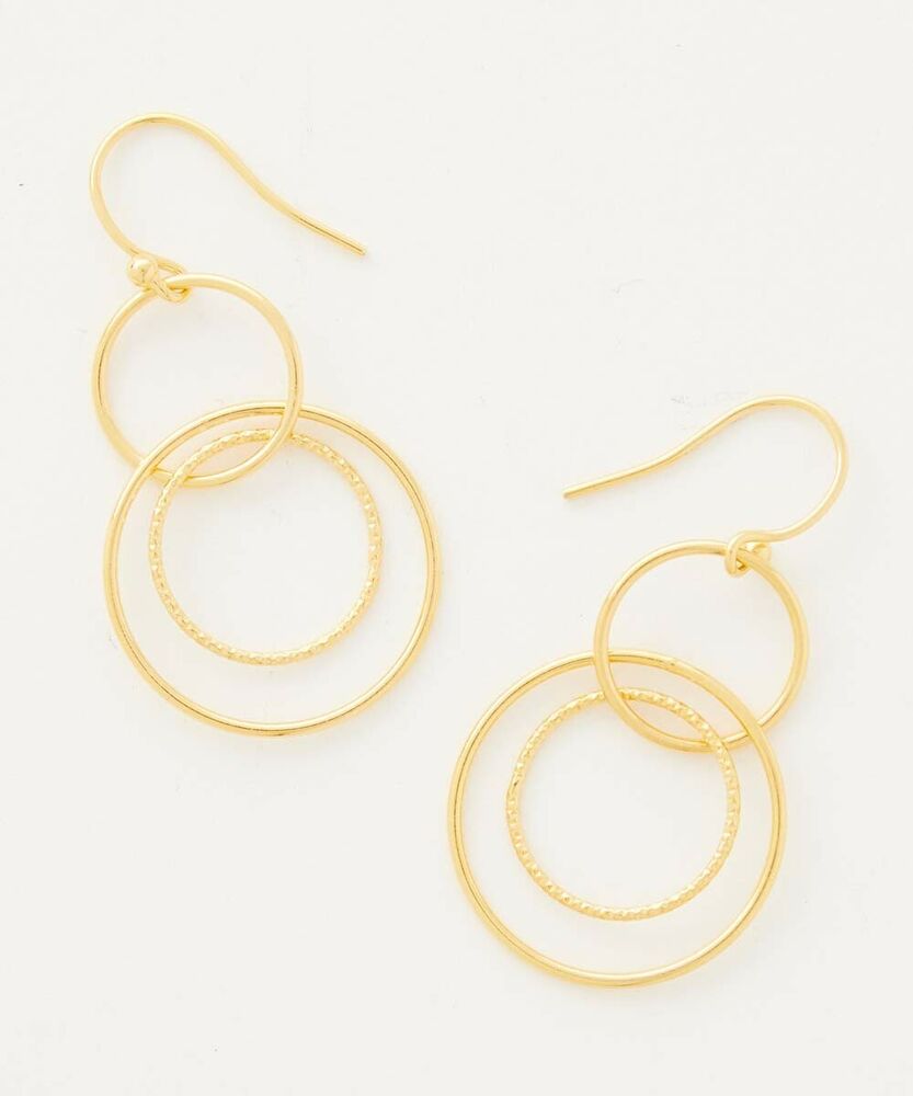 Italian .925 Sterling Silver Round Hoop Hook Earrings