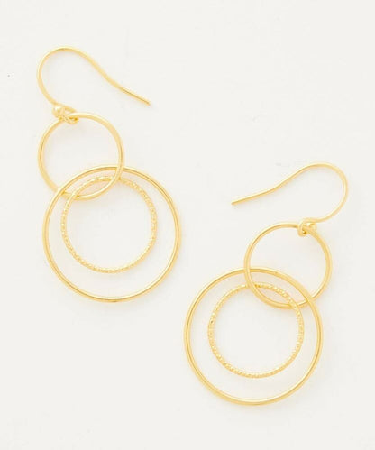 Italian .925 Sterling Silver Round Hoop Hook Earrings