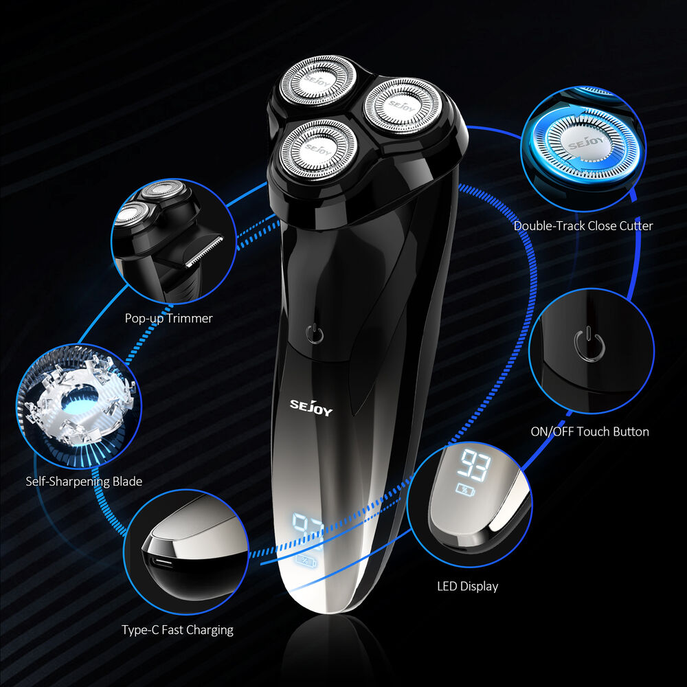 3D Electric Shaver Wet &Dry Rotary Shavers