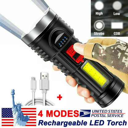 Super Bright LED Torch Tactical Flashlight