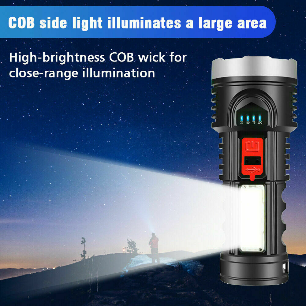 Super Bright LED Torch Tactical Flashlight