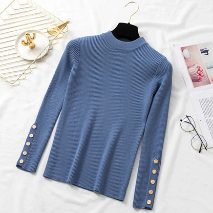 Women thick sweater pullovers long sleeve