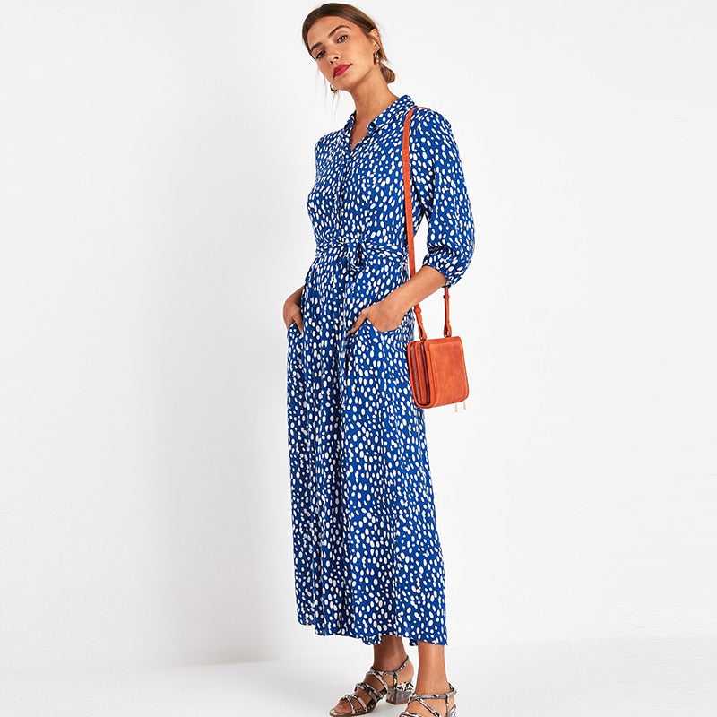 Floral Print Maxi Dress For Women