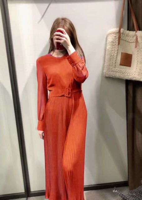 Women Fashion O-Neck Collar Jumpsuit