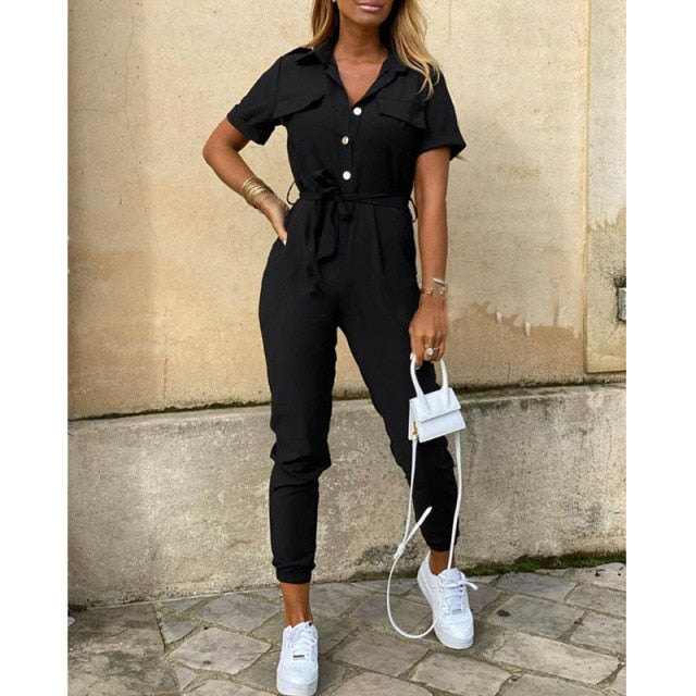 Fashion Print Comfortable Boho JumpSuits for Women