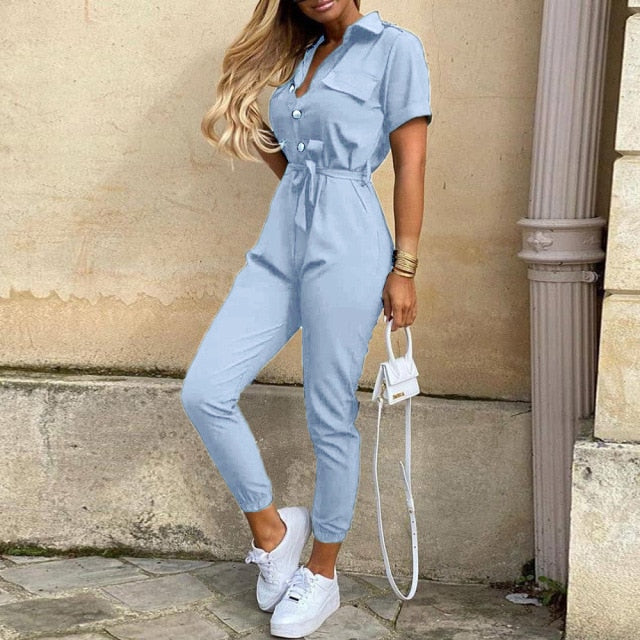 Fashion Print Comfortable Boho JumpSuits for Women