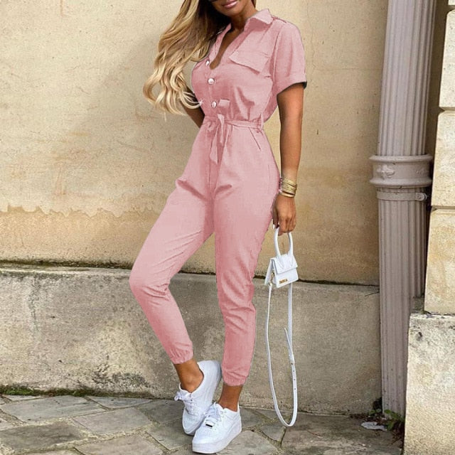 Fashion Print Comfortable Boho JumpSuits for Women