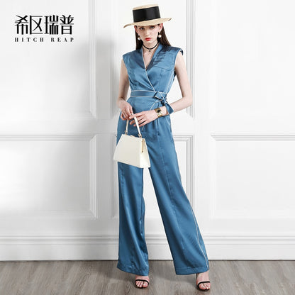 Summer New High-End Vacation One-Piece Pants For Women