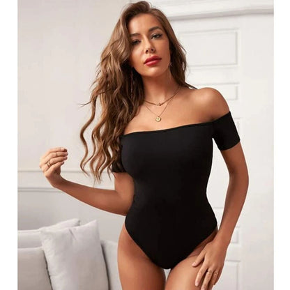 Women Off Shoulder Bodysuits Overalls