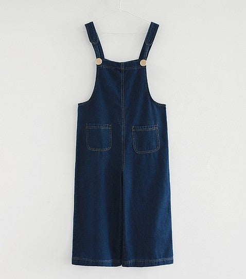 Women  Jeans Ankle-Length Wide Leg Pant Jumpsuit Overalls Large Size