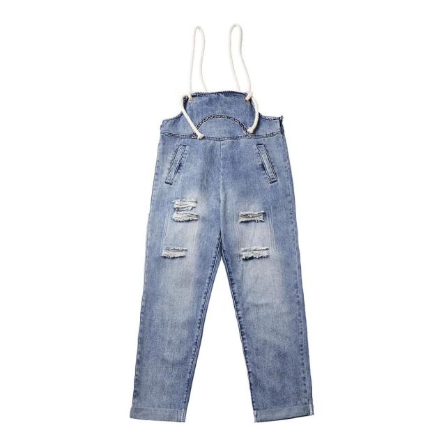 Women Casual Jeans with suspenders